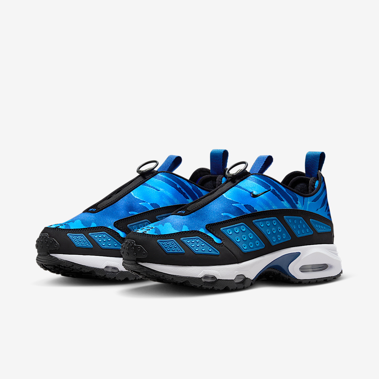 Nike Air Max SNDR sneaker Court Blue/Aluminum/Blue Tint/Zwart