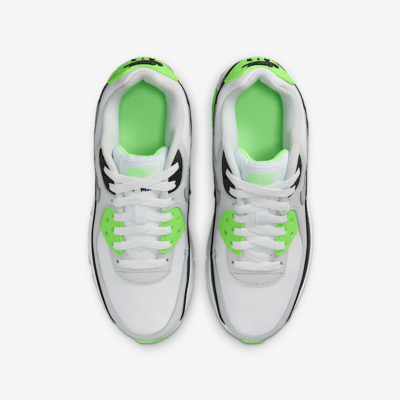 Nike Air max 90 sneaker Wit/Photon Dust/Lime Blast/Light Smoke Grey