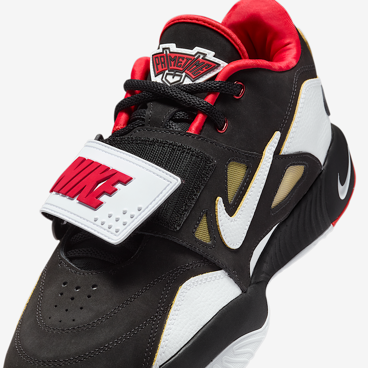Nike LeBron sneaker Zwart/Fire Red/Metallic Gold/Wit