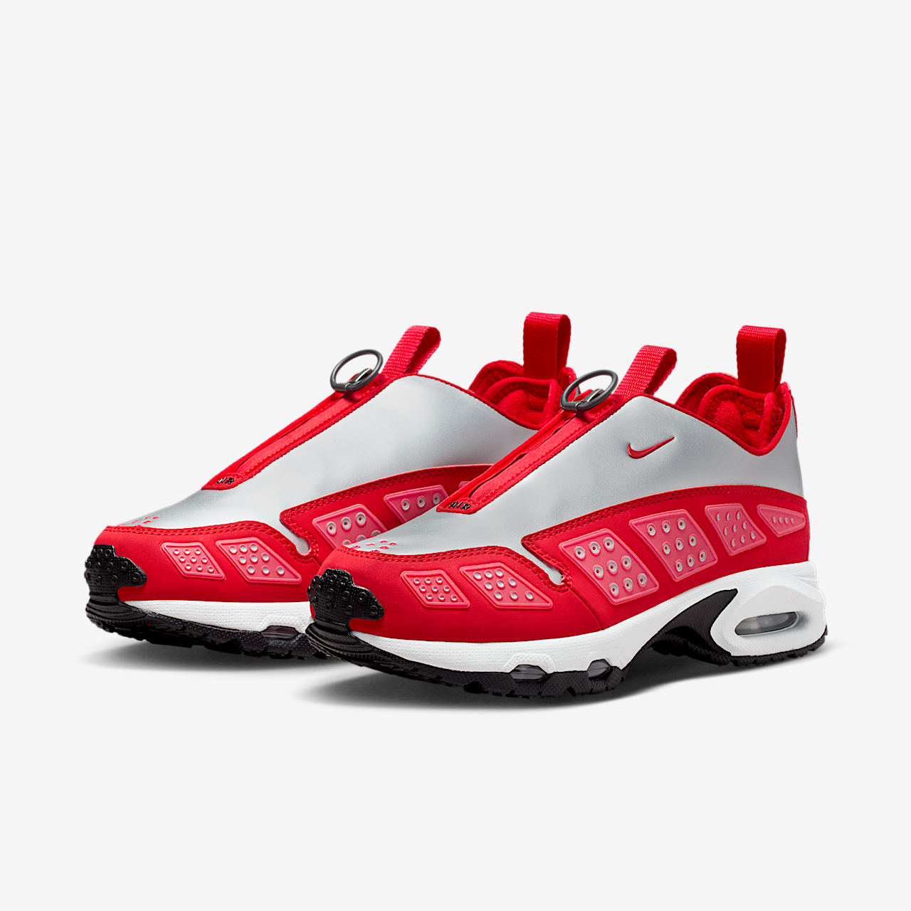 Nike Air Max SNDR sneaker Silver/Fusion Red/Photon Dust/University Red