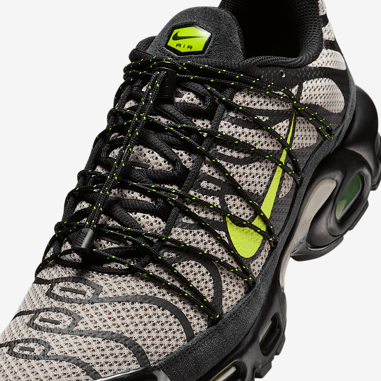 Nike Air Max Plus sneaker Zwart/College Grey/Volt