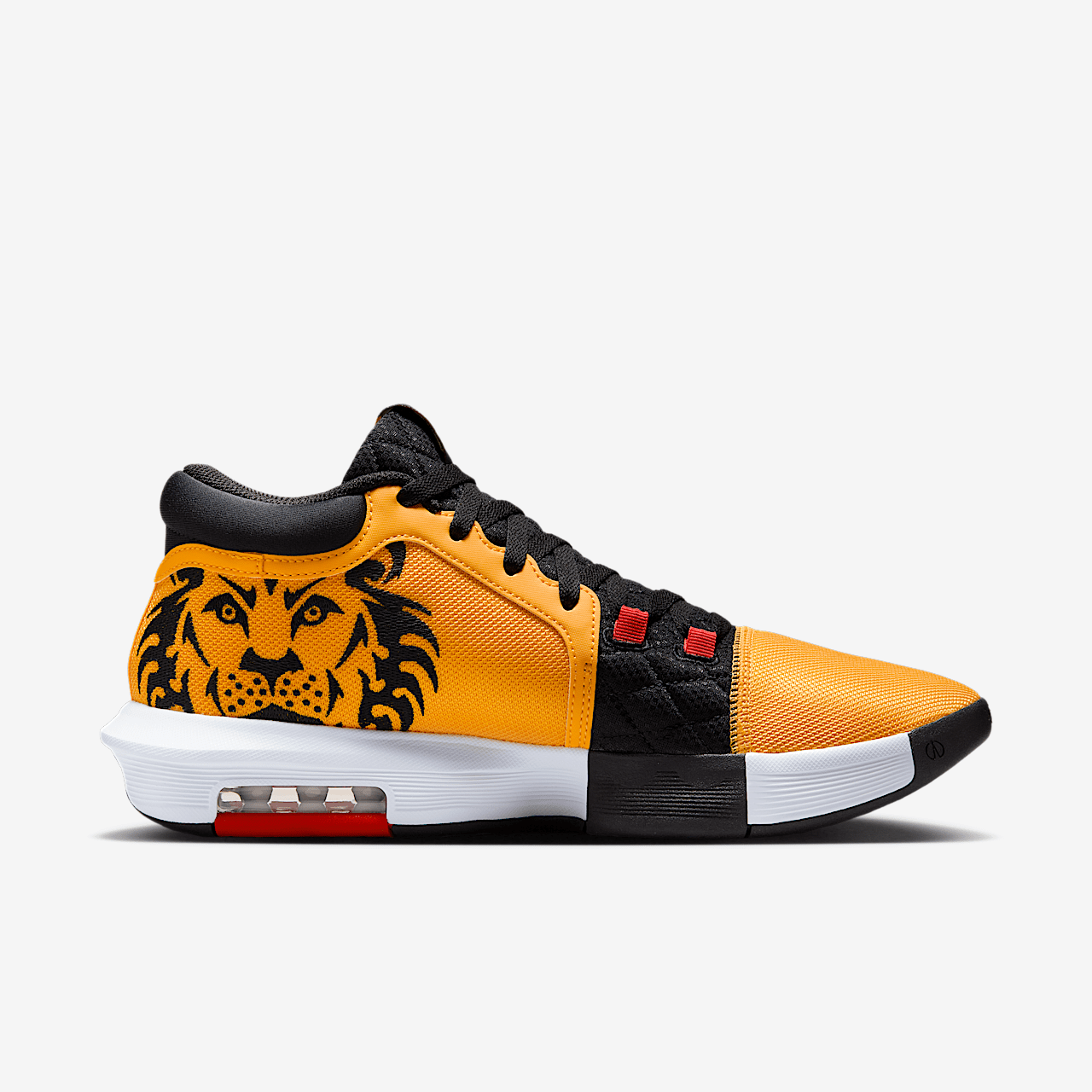 Nike LeBron sneaker University Gold/Light Crimson/Wit/Zwart