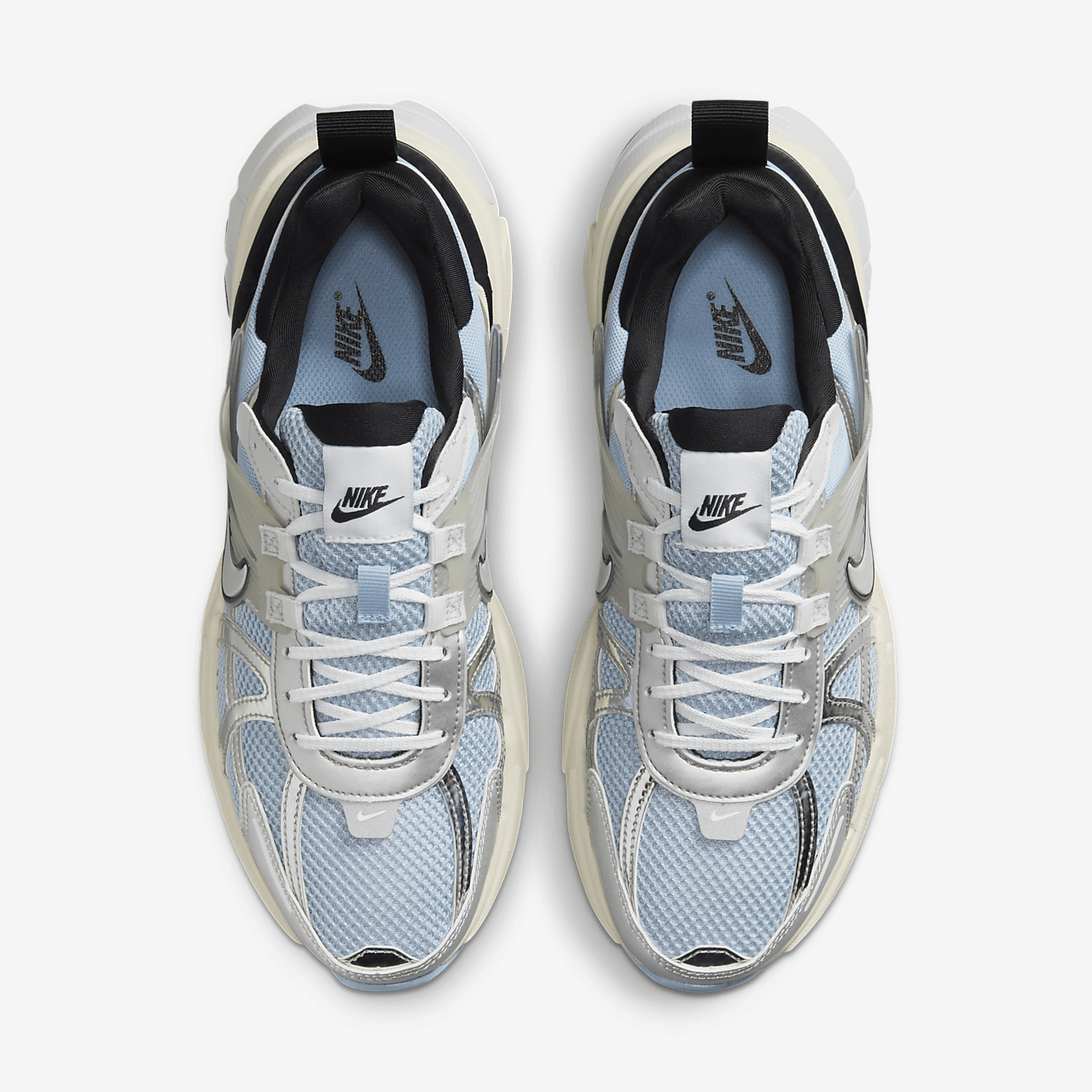 Nike  sneaker Psychic Blue/Zwart/Blue Tint/Metallic Silver