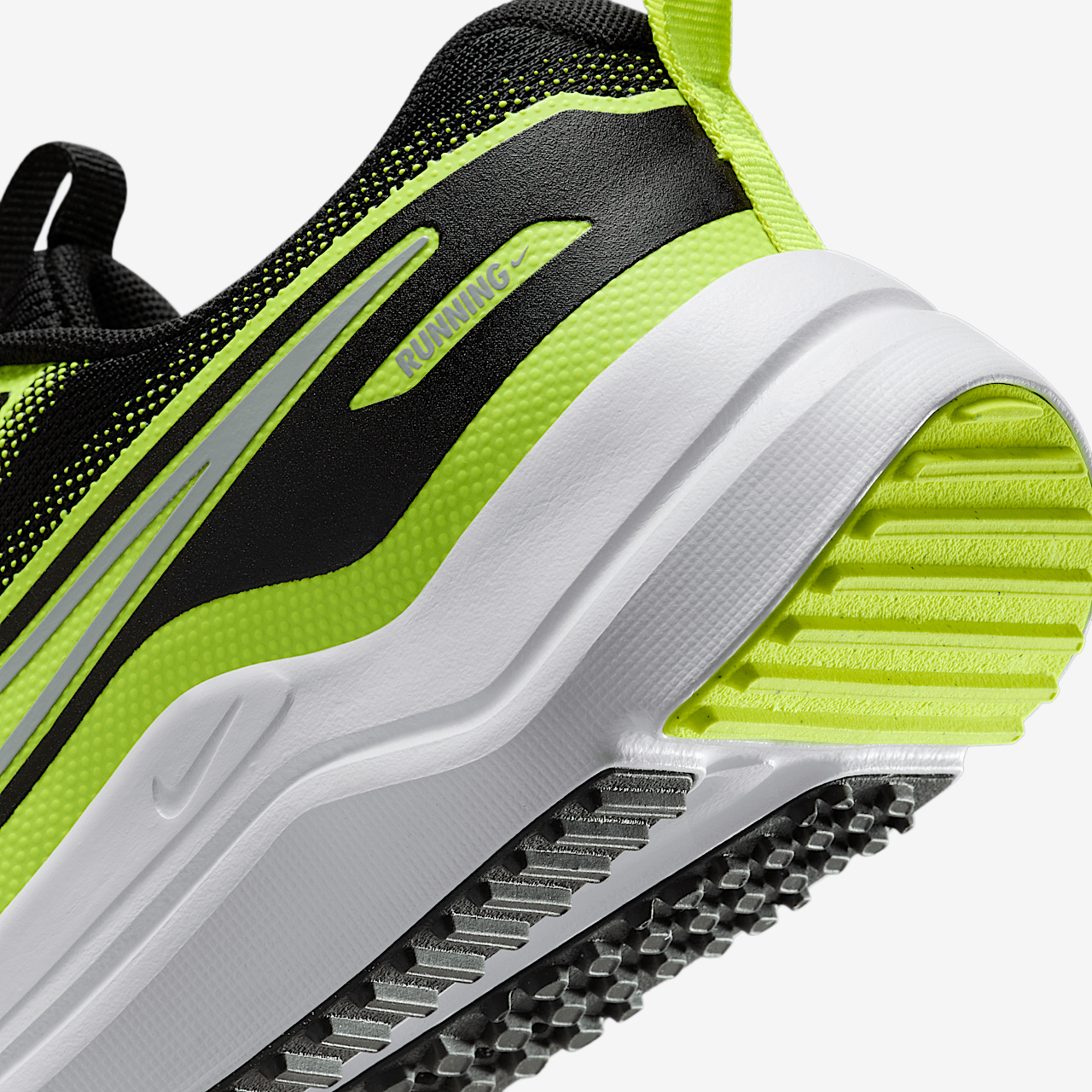 Nike  sneaker Zwart/Volt/Wolf Grey
