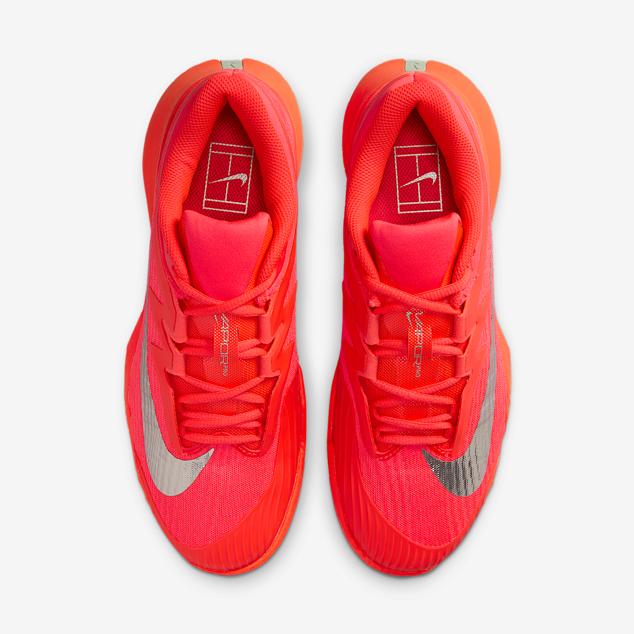 Nike  sneaker Bright Crimson/Metallic Silver