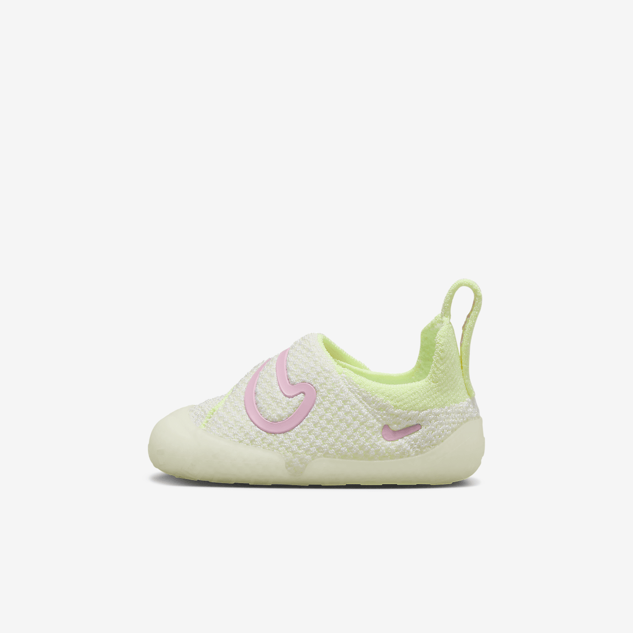 Nike  sneaker Coconut Milk/Wit/Barely Volt/Pink Rise