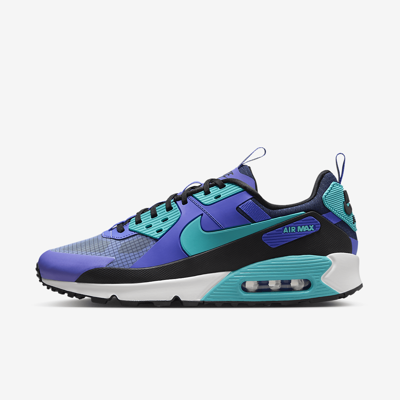 Nike Air Max 90 Drift sneaker Persian Violet/Midnight Navy/Zwart/Dusty Cactus