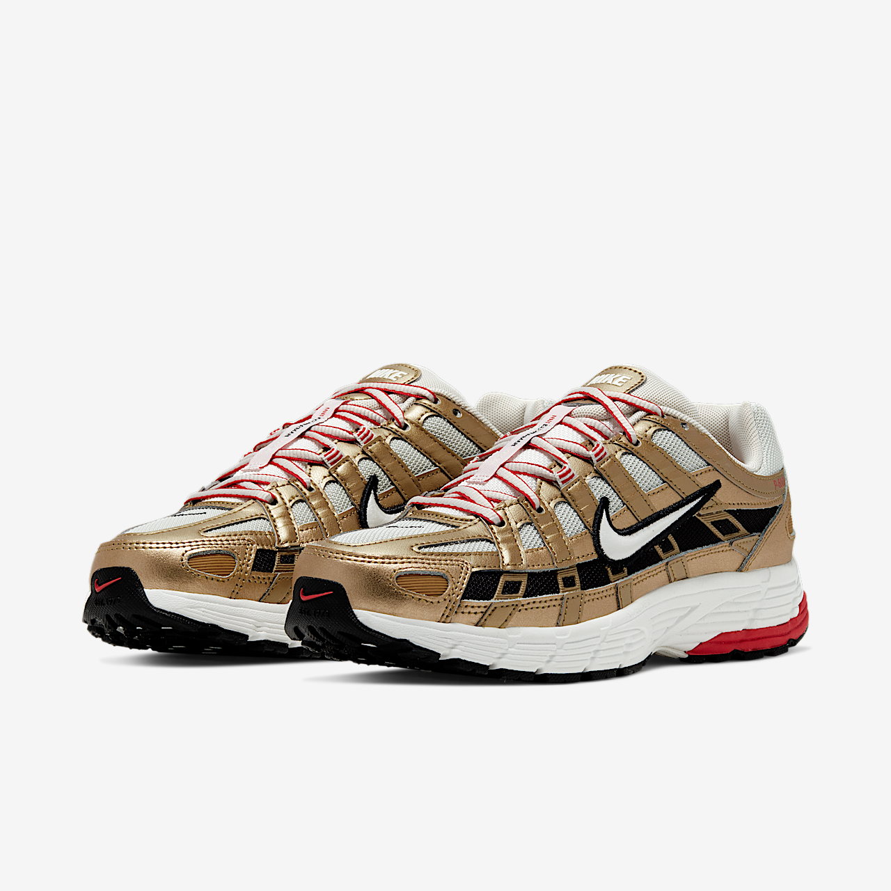 Nike P-6000 sneaker Light Bone/Metallic Gold/University Red/Summit White