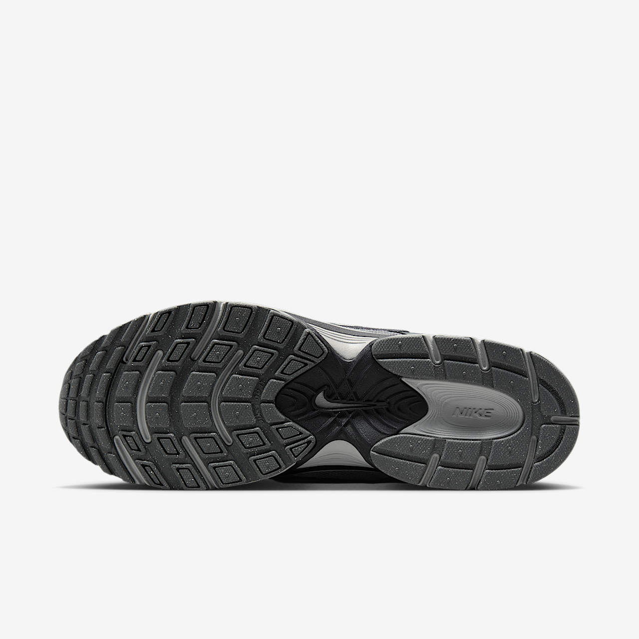 Nike  sneaker Iron Grey/Zwart/Light Smoke Grey/Metallic Silver