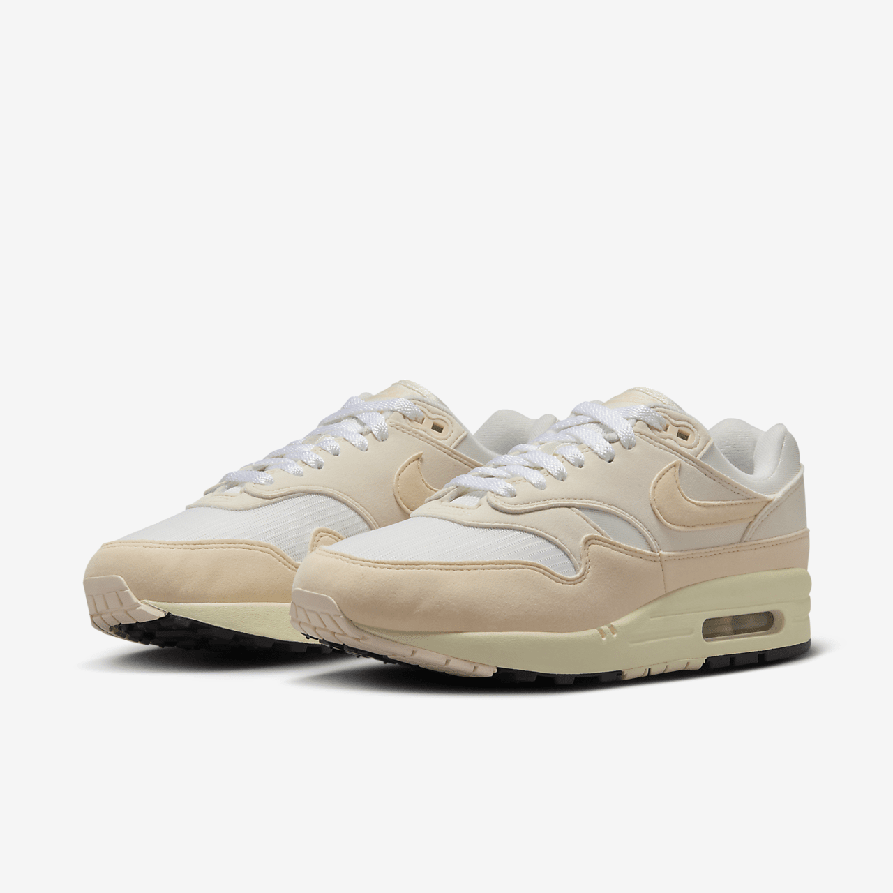 Nike Air Max 1 sneaker Sail/Phantom/Zwart/Guava Ice