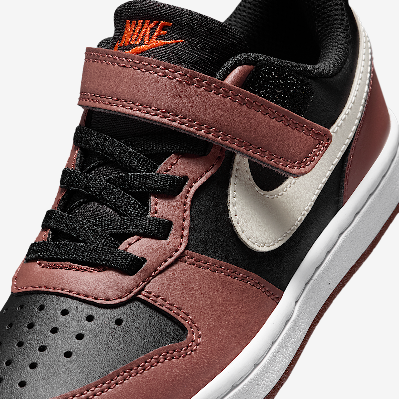 Nike  sneaker Zwart/Red Sepia/Team Orange/Light Bone