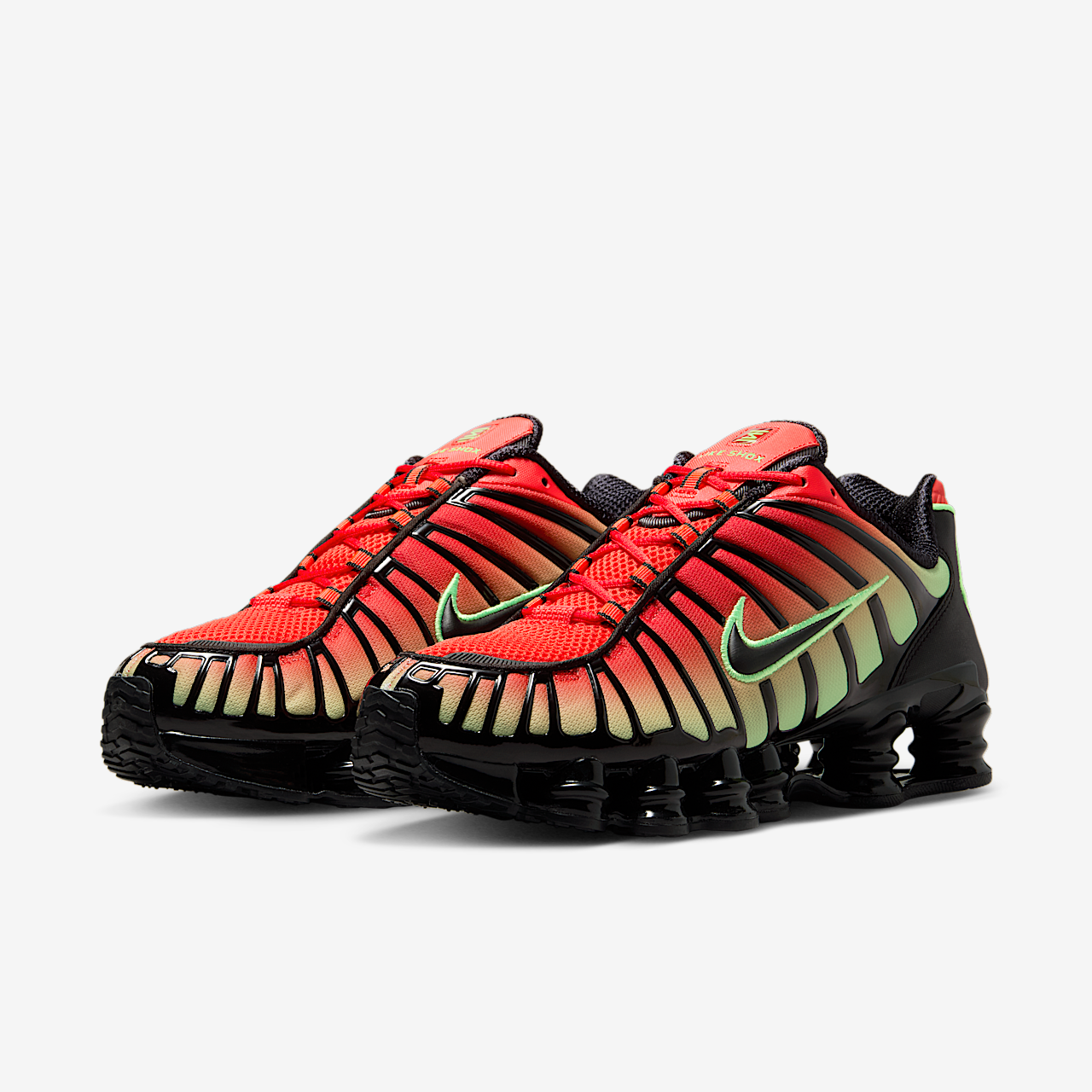 Nike Nike Shox sneaker Light Crimson/Green Strike/Zwart/Zwart