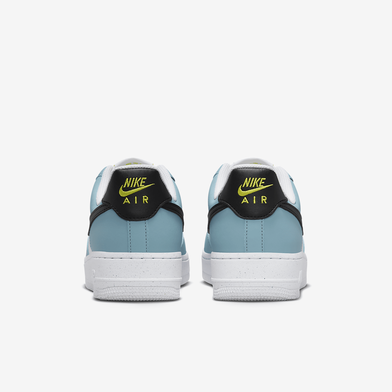 Nike Air Force 1 sneaker Denim Turquoise/Wit/Cyber/Zwart