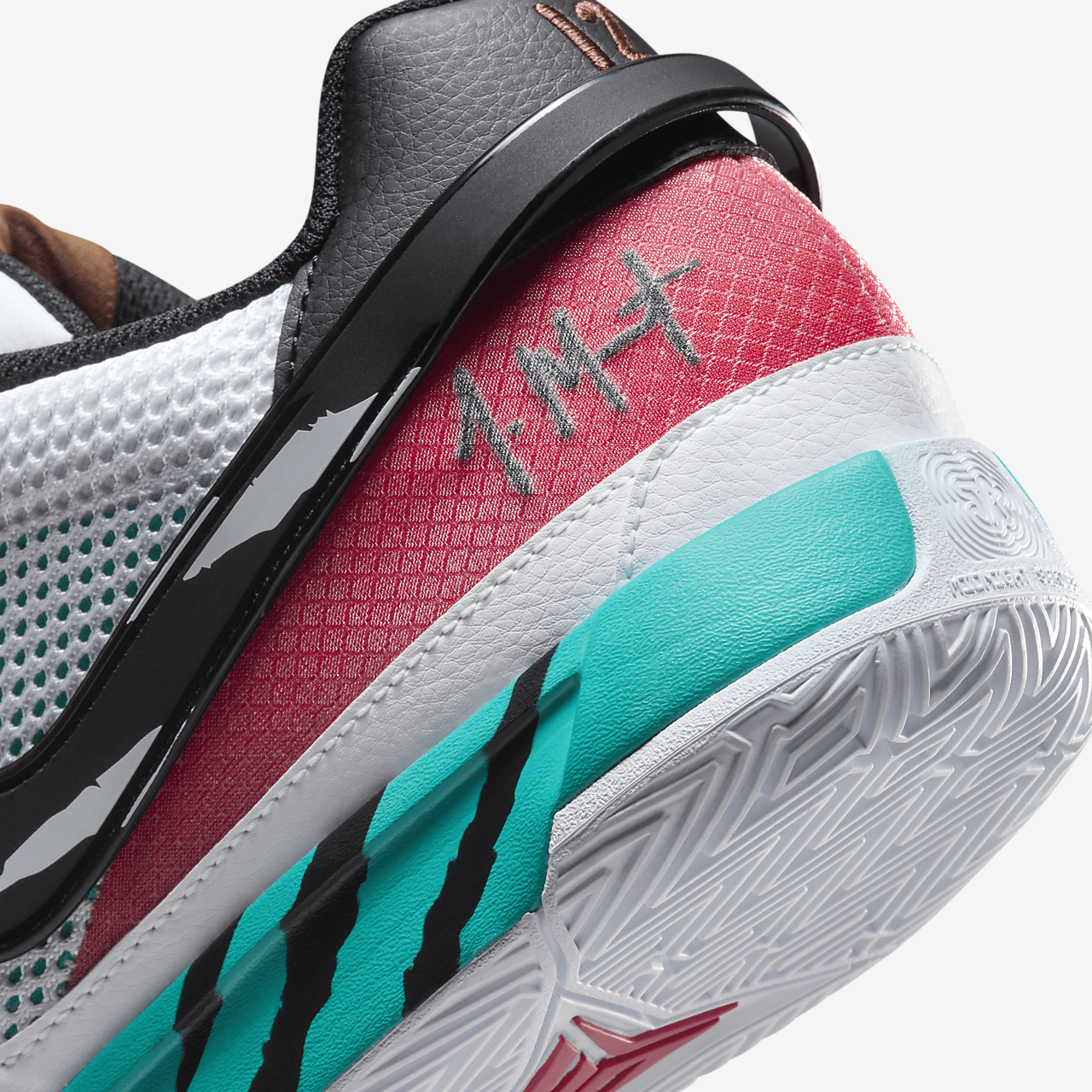 Nike  sneaker Wit/Turbo Green/University Red/Zwart