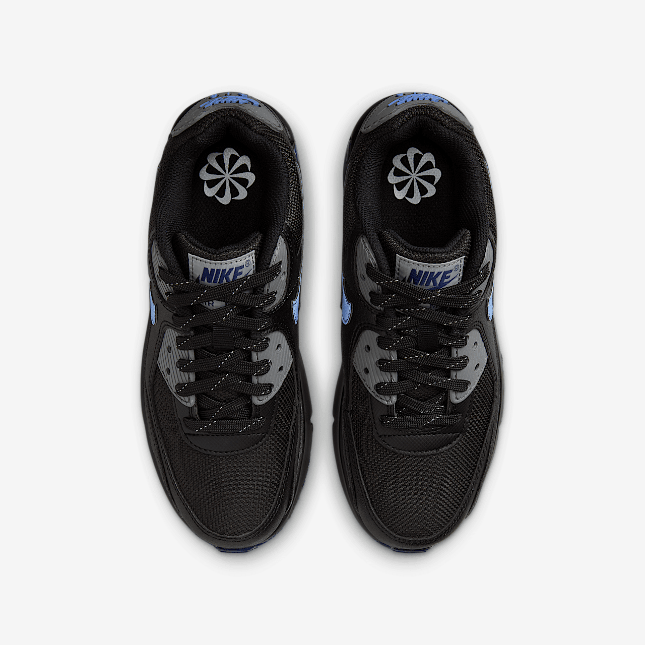 Nike Air max 90 sneaker Zwart/Smoke Grey/Royal Pulse/Midnight Navy