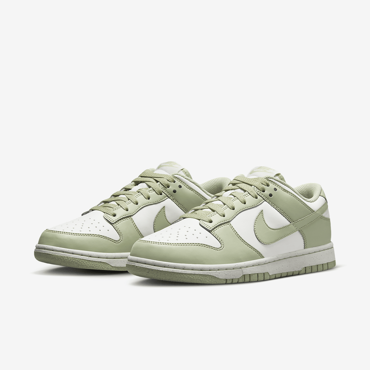 Nike Dunk Low sneaker Olive Aura/Coconut Milk/Wit/Sail