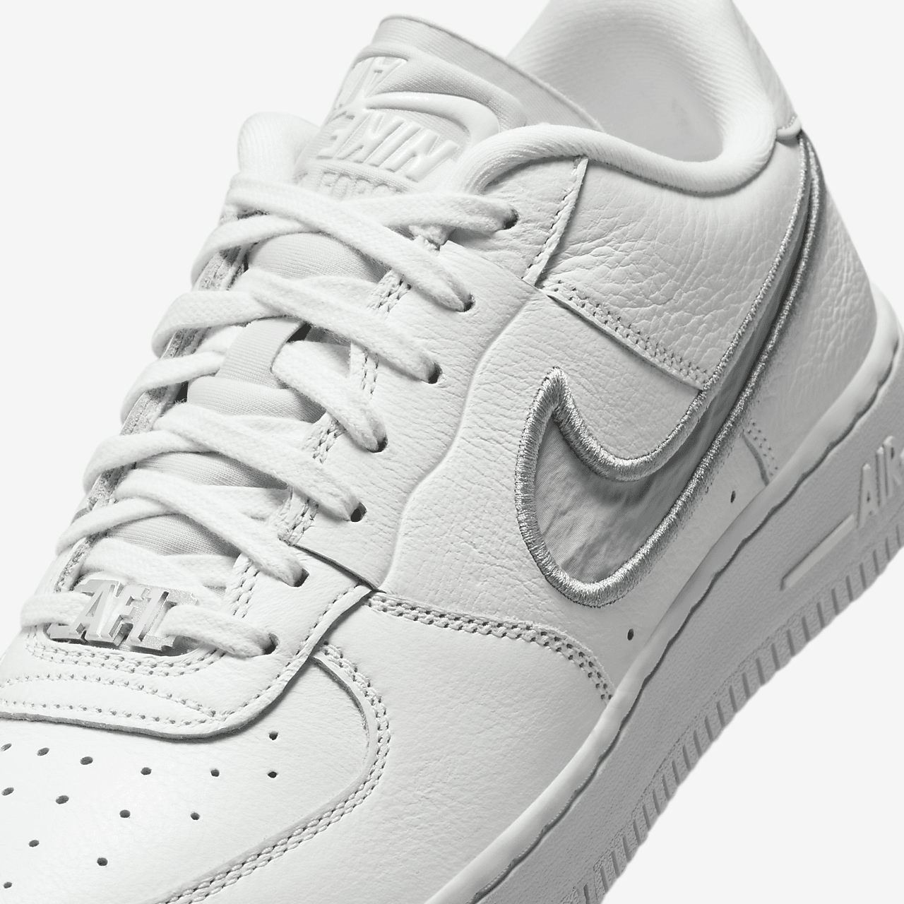 Nike Air Force 1 sneaker Summit White/Photon Dust/Metallic Silver