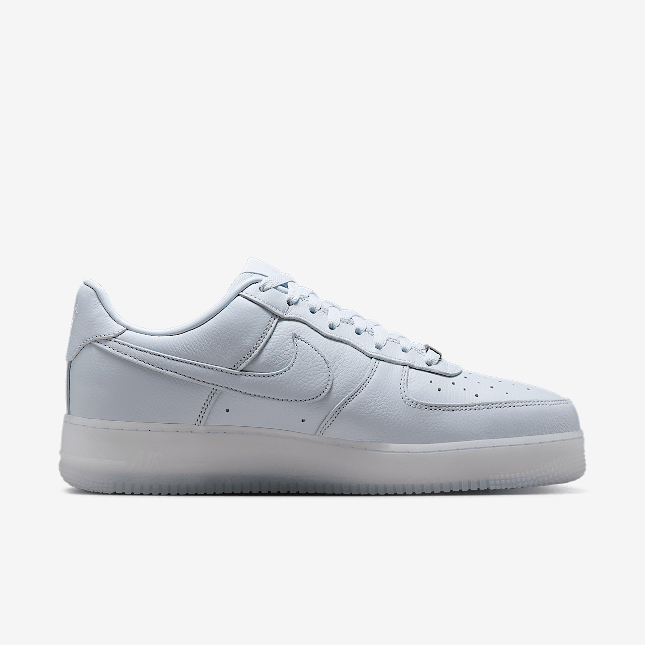 Nike Air Force 1 sneaker Palest Purple/Metallic Silver/Cobalt Tint