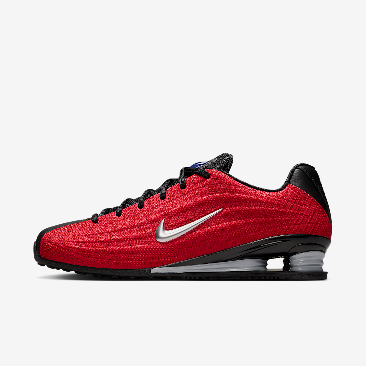 Nike Nike Shox sneaker Fire Red/Zwart/Flat Silver/Metallic Silver