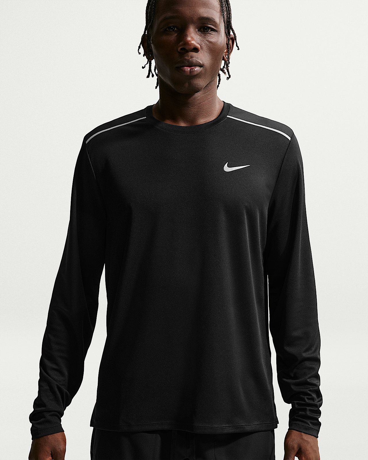 Мужские  Nike Miler Dri-FIT Long-Sleeve Top для бега