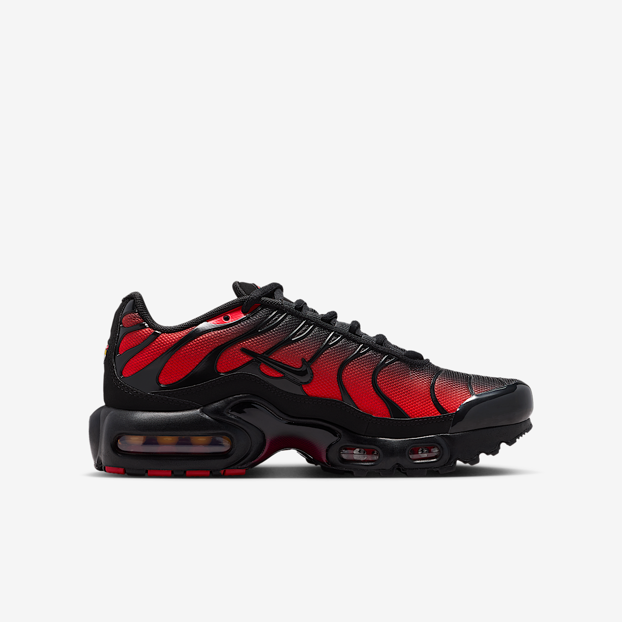 Nike Air Max Plus sneaker Zwart/Light Crimson/Noble Red/Zwart