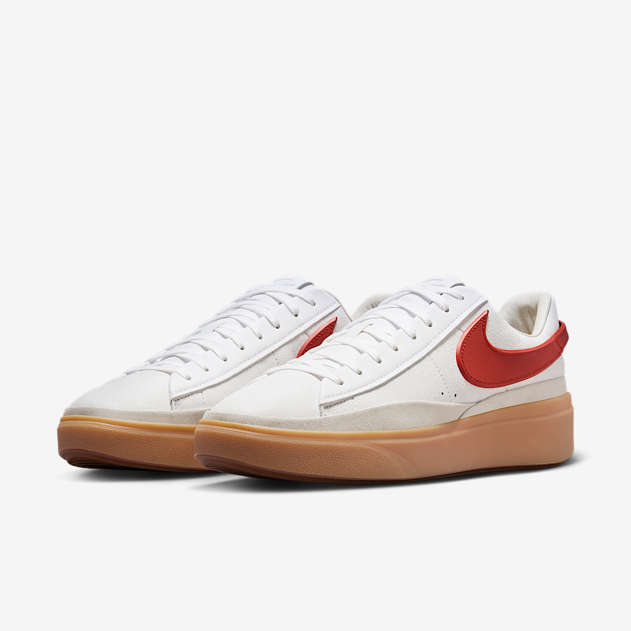 Nike Blazer sneaker Wit/Summit White/Gum Yellow/Dragon Red