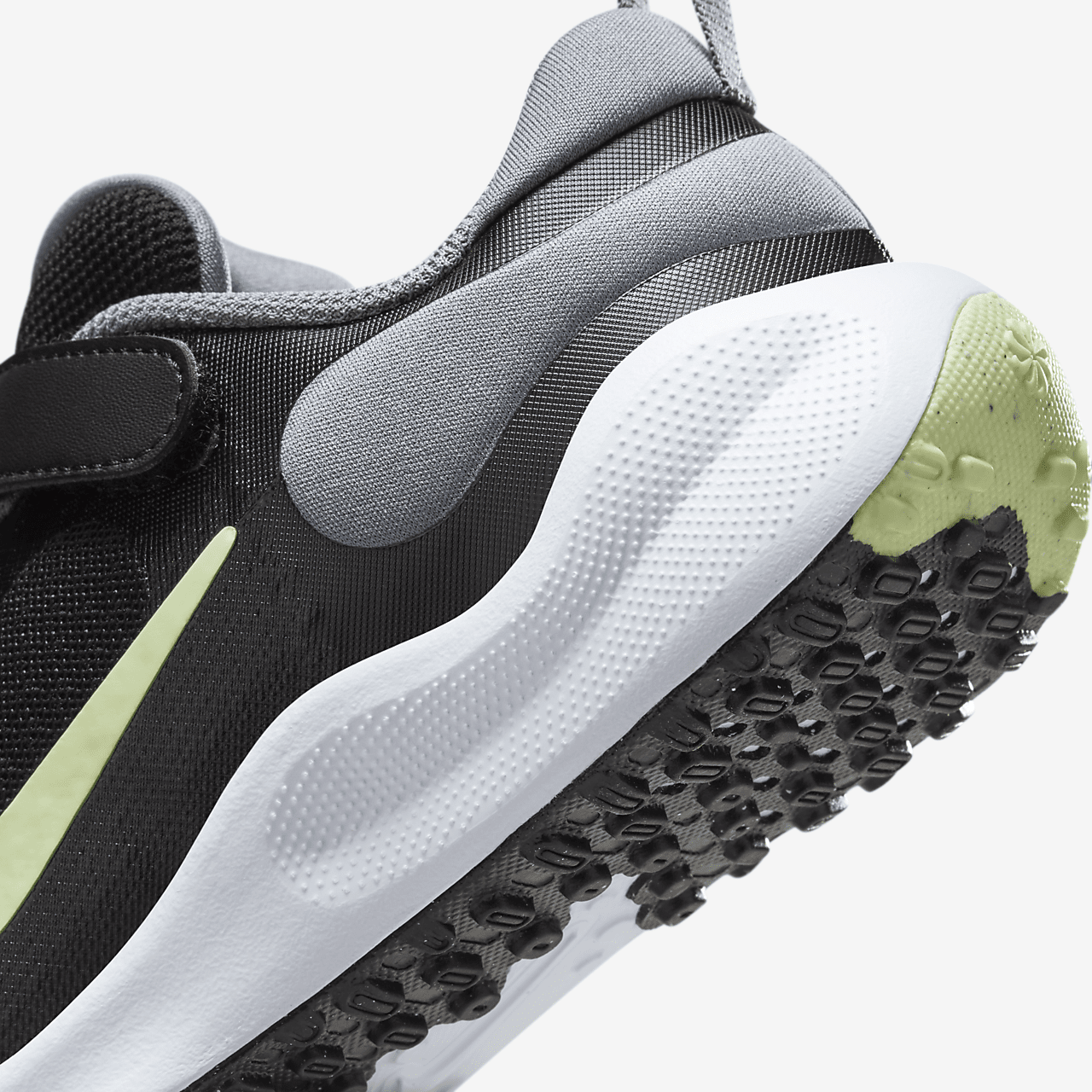 Nike  sneaker Zwart/Smoke Grey/Wit/Barely Volt