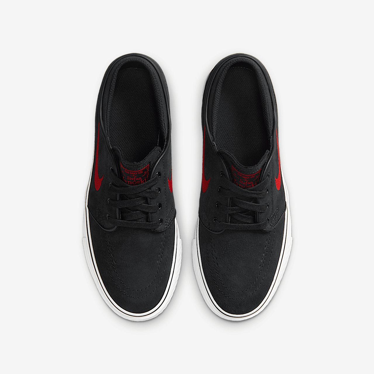 Nike Stefan Janoski sneaker Zwart/Zwart/Summit White/University Red