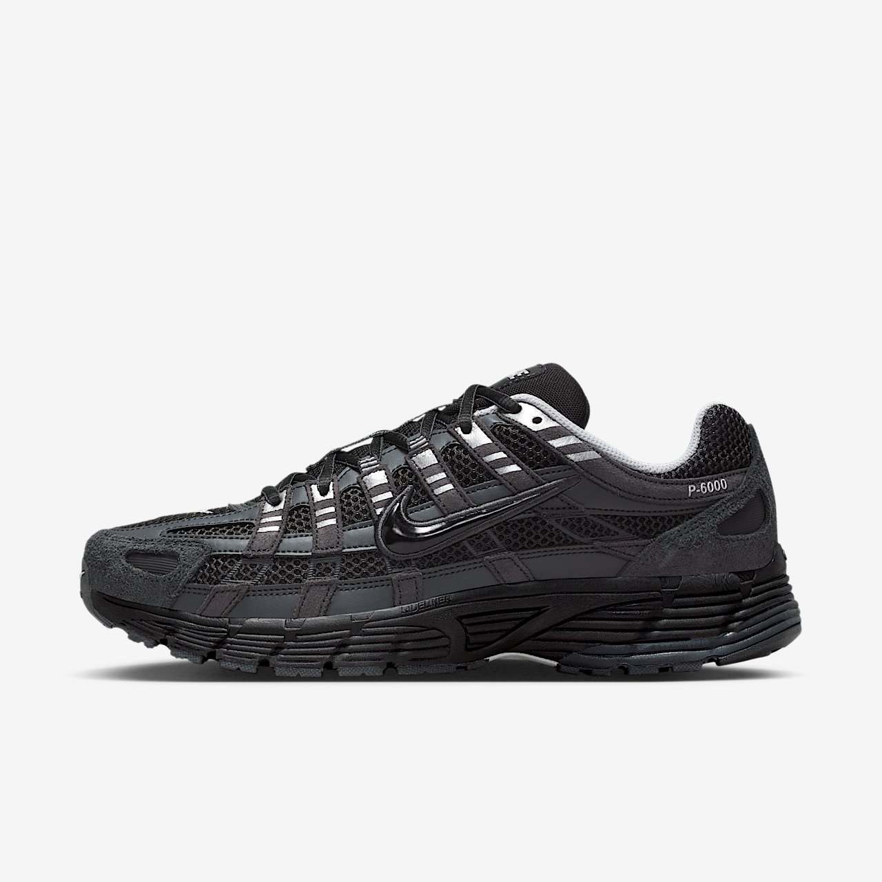 Nike P-6000 sneaker Anthracite/Chrome/Metallic Silver/Zwart