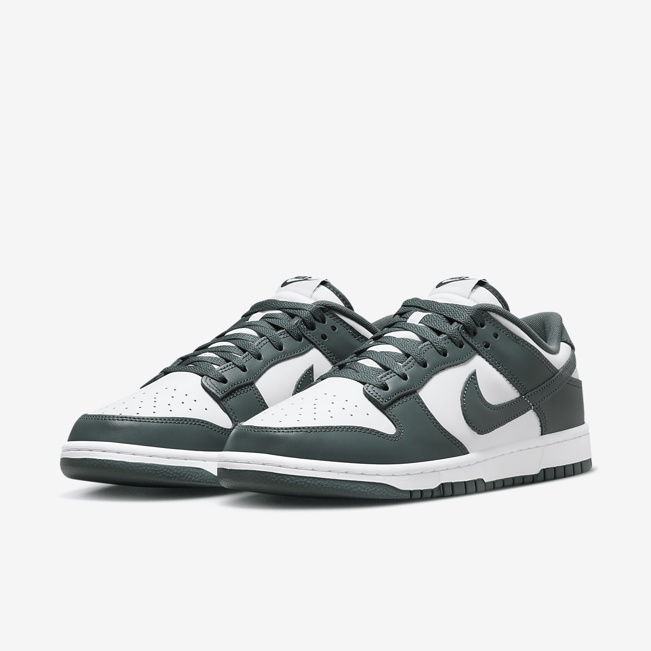 Nike Dunk Low sneaker Wit/Wit/Vintage Green