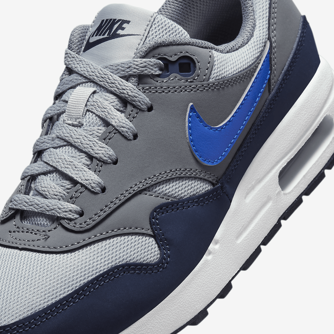 Nike Air Max 1 sneaker Smoke Grey/Wolf Grey/Obsidian/Racer Blue