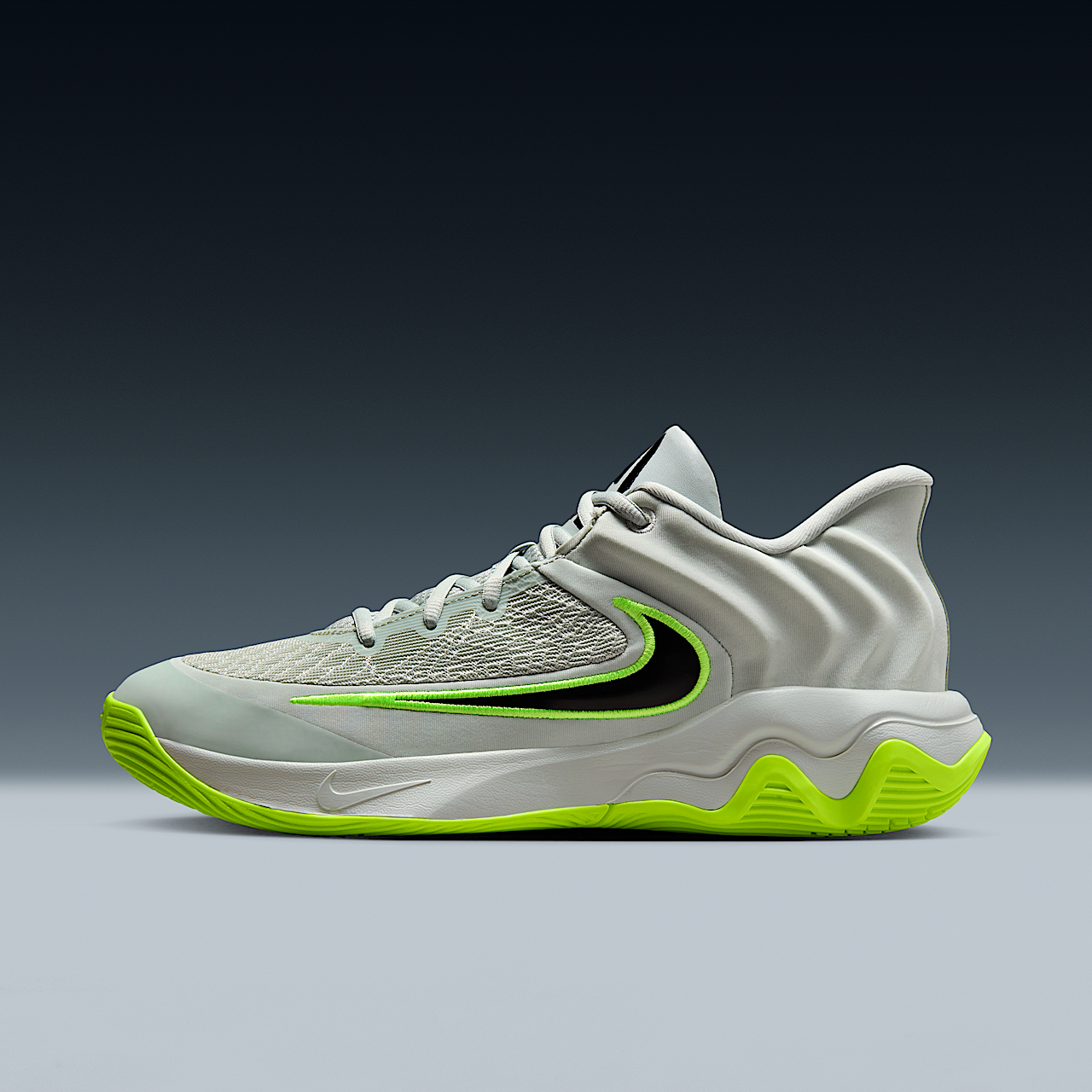 Nike  sneaker Light Silver/Volt/Zwart