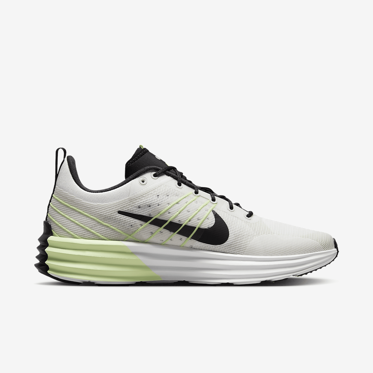 Nike Nike Lunar Roam sneaker Summit White/Light Silver/Barely Volt/Zwart