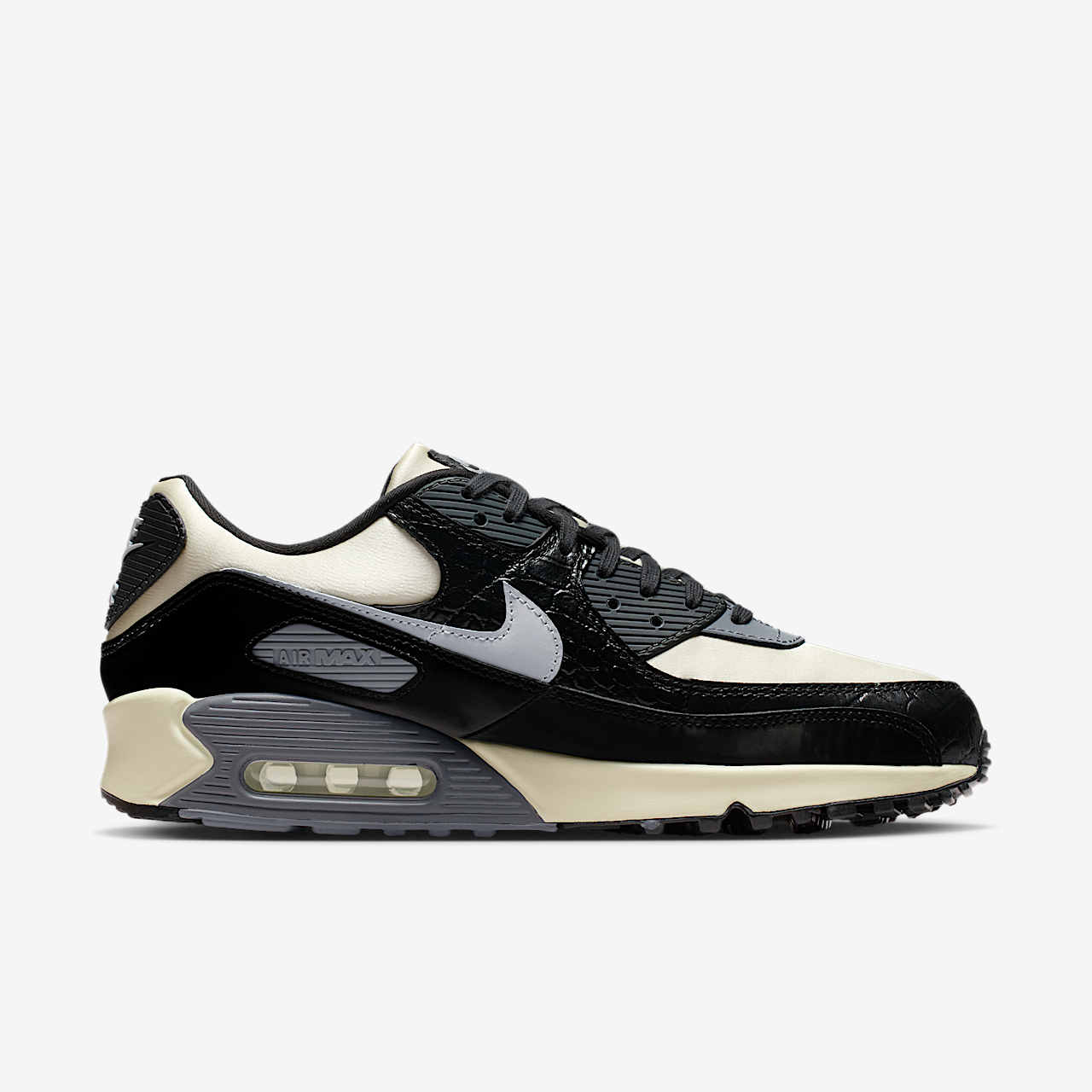 Nike Air Max sneaker Sail/Zwart/Anthracite/Light Smoke Grey