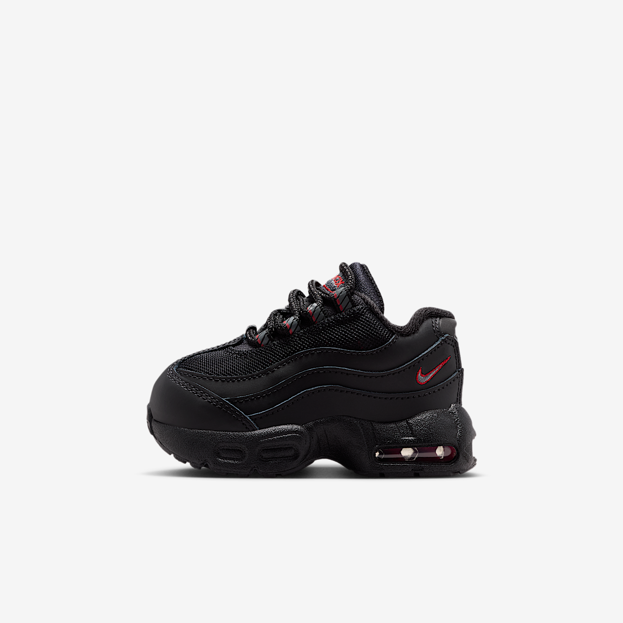 Nike Air Max 95 sneaker Zwart/University Red/Wit/Smoke Grey