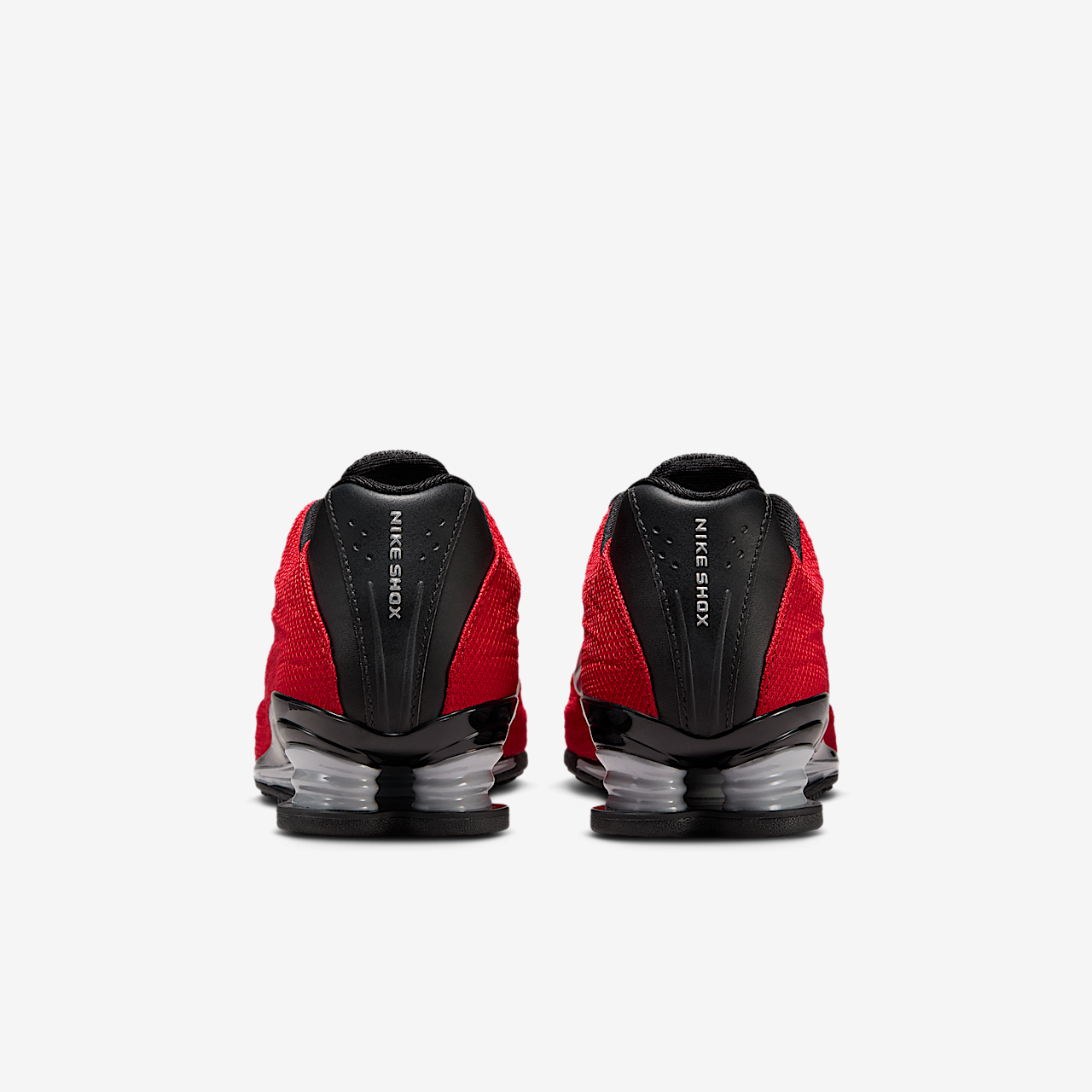 Nike Nike Shox sneaker Fire Red/Zwart/Flat Silver/Metallic Silver