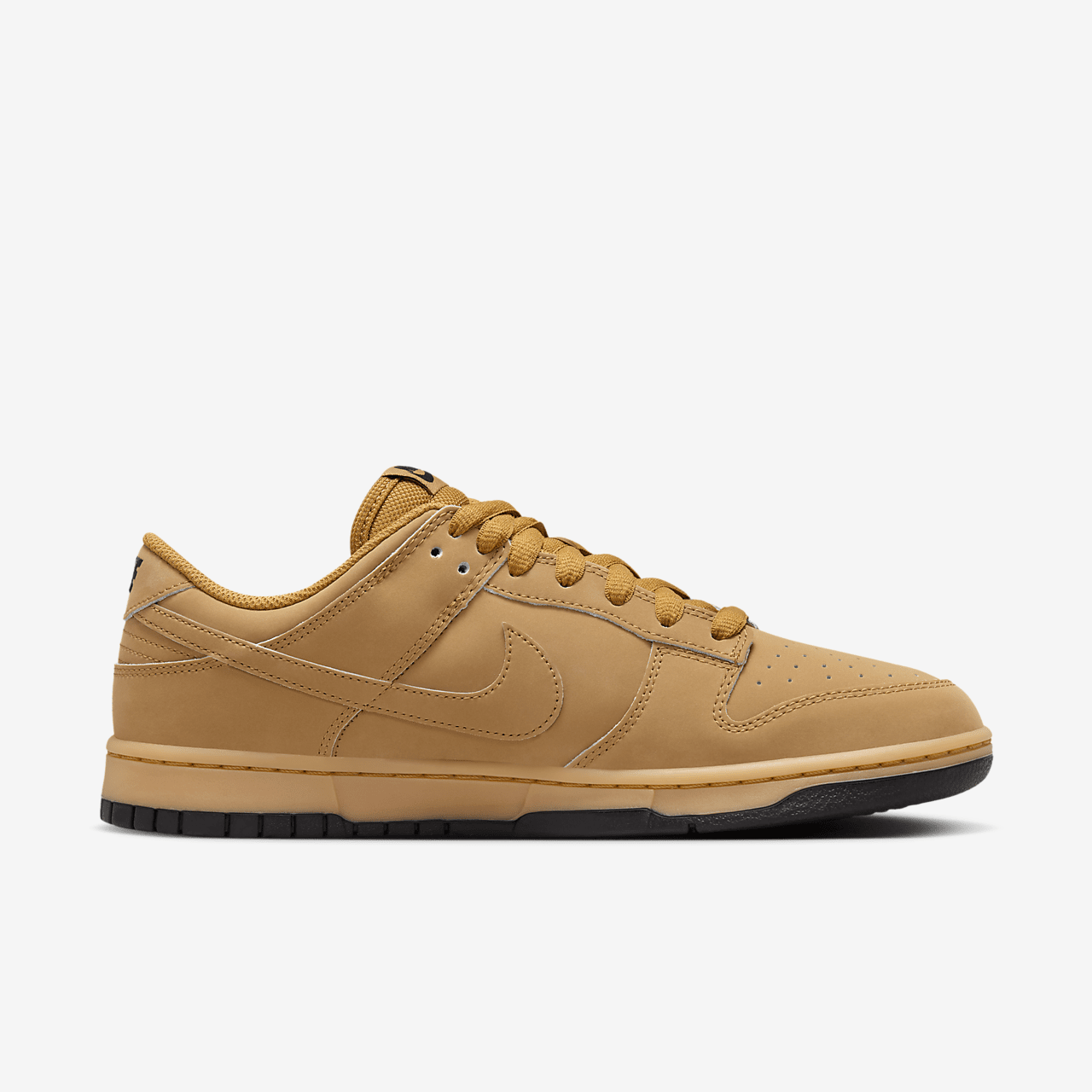 Nike Dunk Low sneaker Wheat/Gum Yellow/Zwart/Wheat