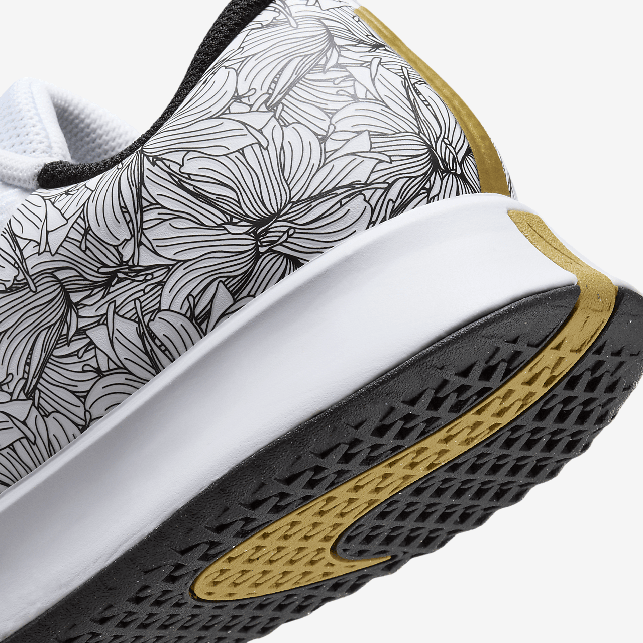 Nike  sneaker Wit/Zwart/Metallic Gold