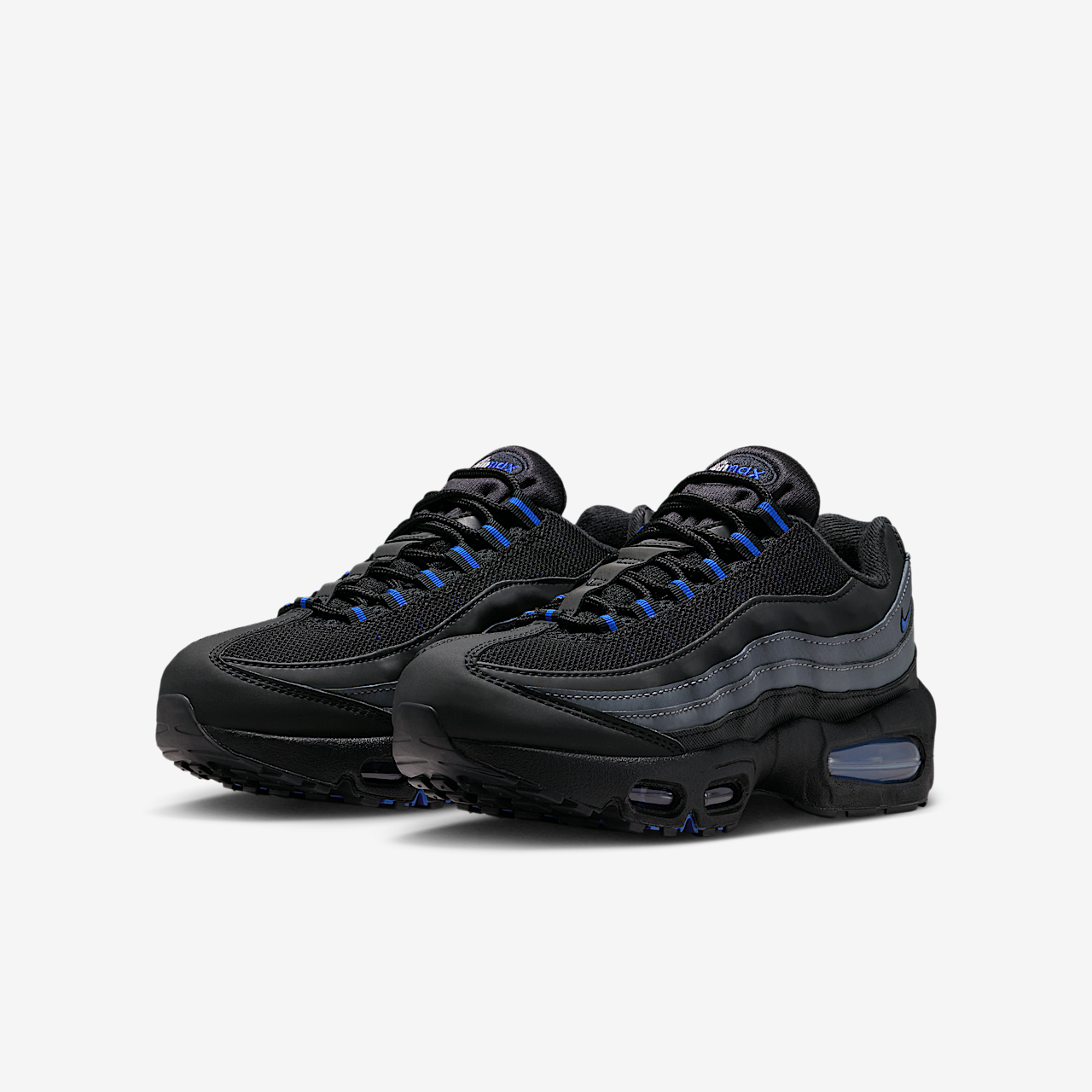 Nike Air Max sneaker Zwart/Zwart/Dark Grey/Game Royal