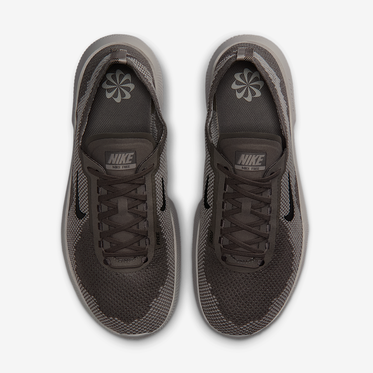 Nike Free sneaker Cave Stone/College Grey/Zwart