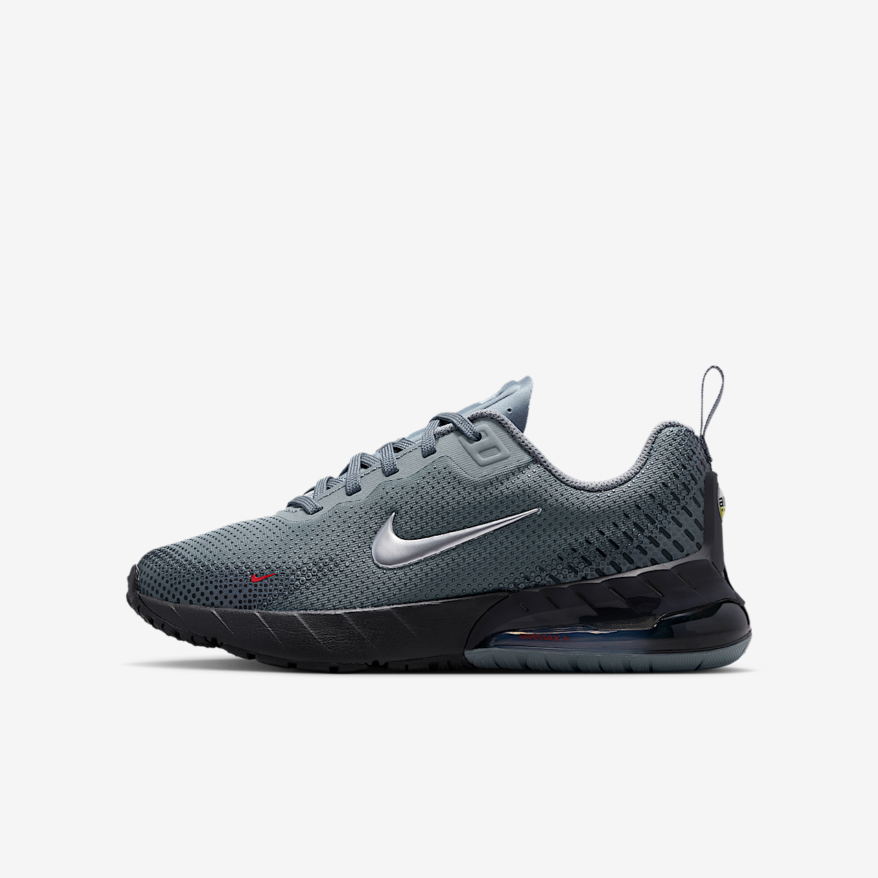 Nike Air Max sneaker Cool Grey/University Red/Zwart/Metallic Silver