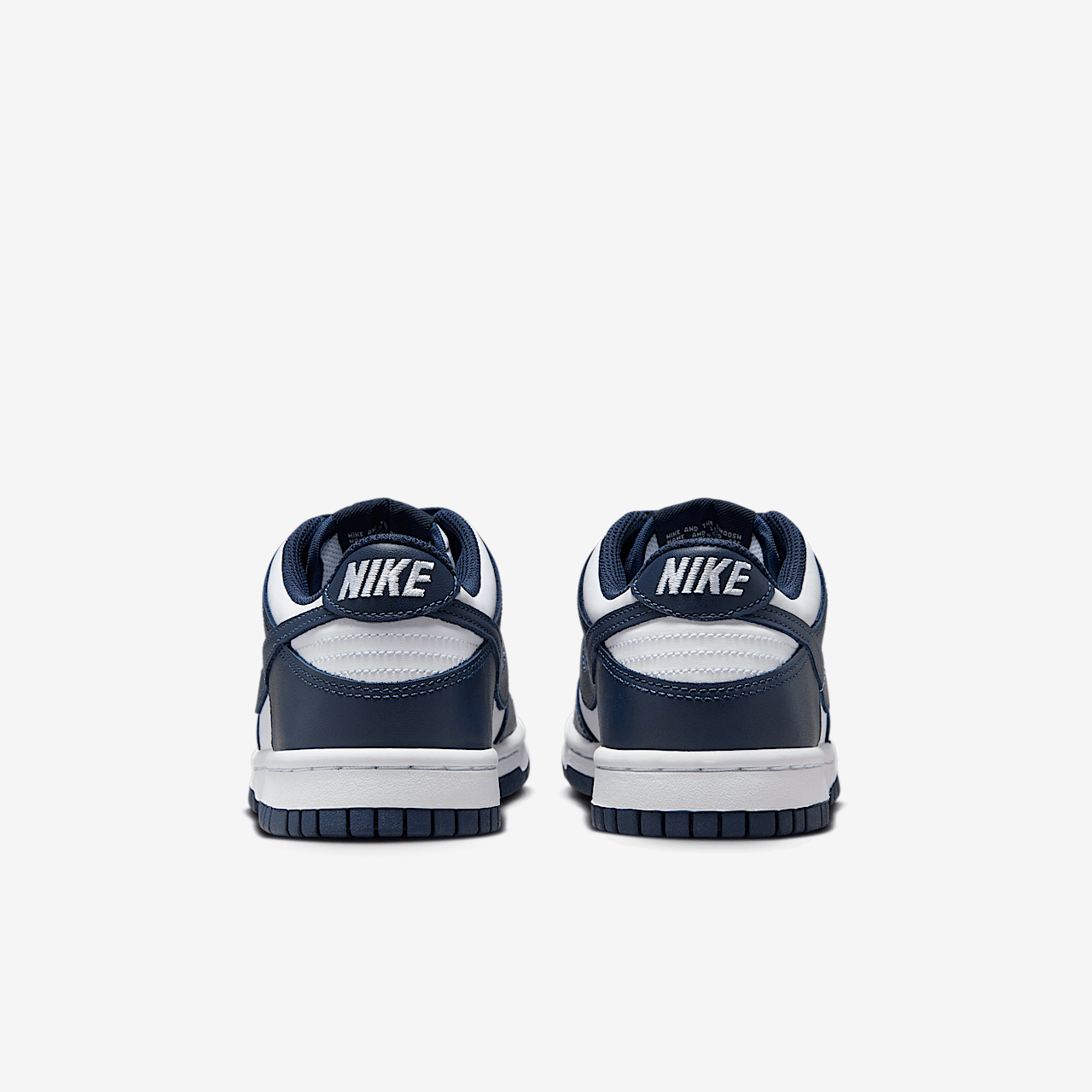 Nike Dunk Low sneaker Wit/Wit/Midnight Navy