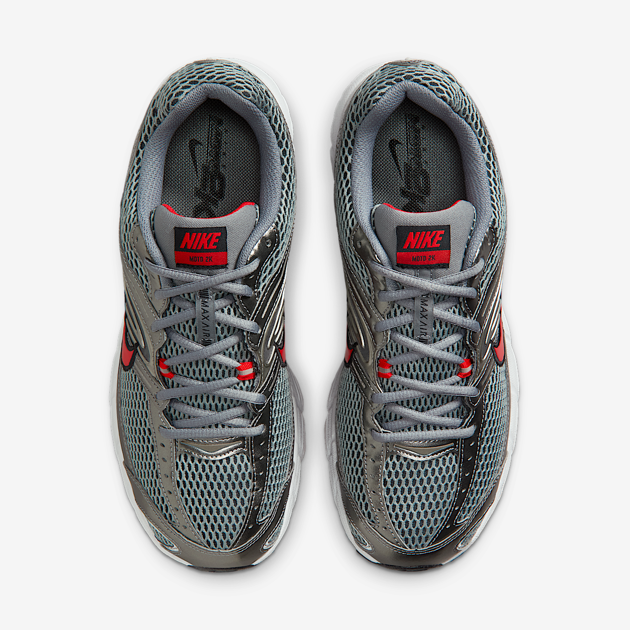 Nike Air Max sneaker Smoke Grey/Zwart/Metallic Pewter/University Red