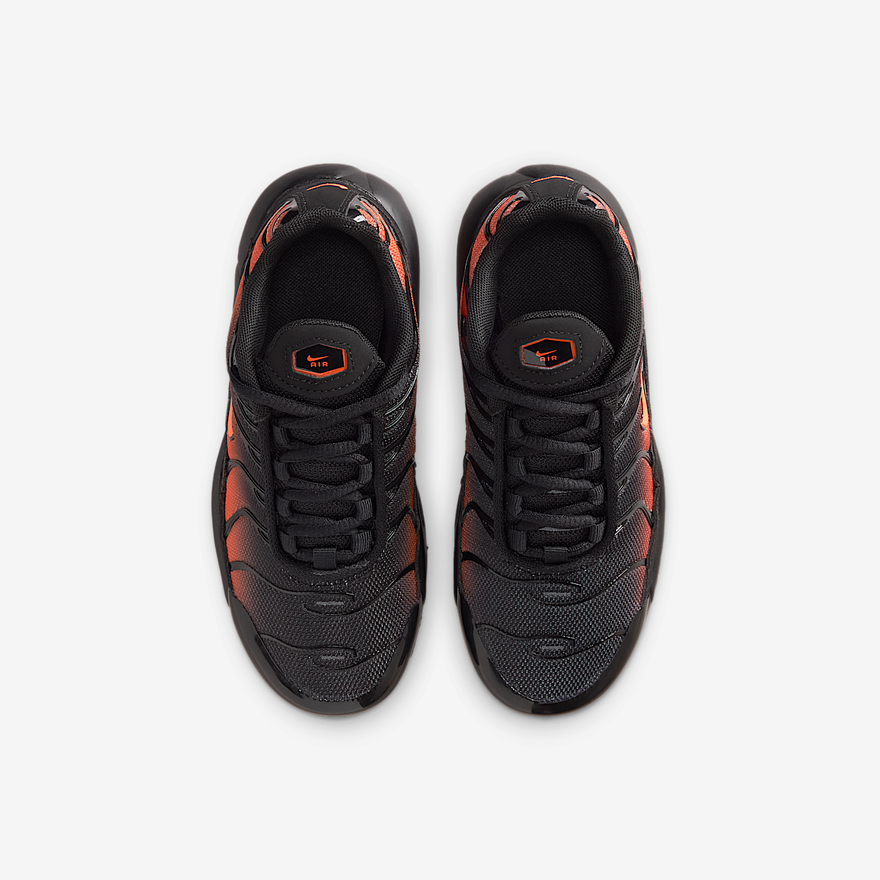 Nike Air Max Plus sneaker Zwart/Zwart/Total Orange