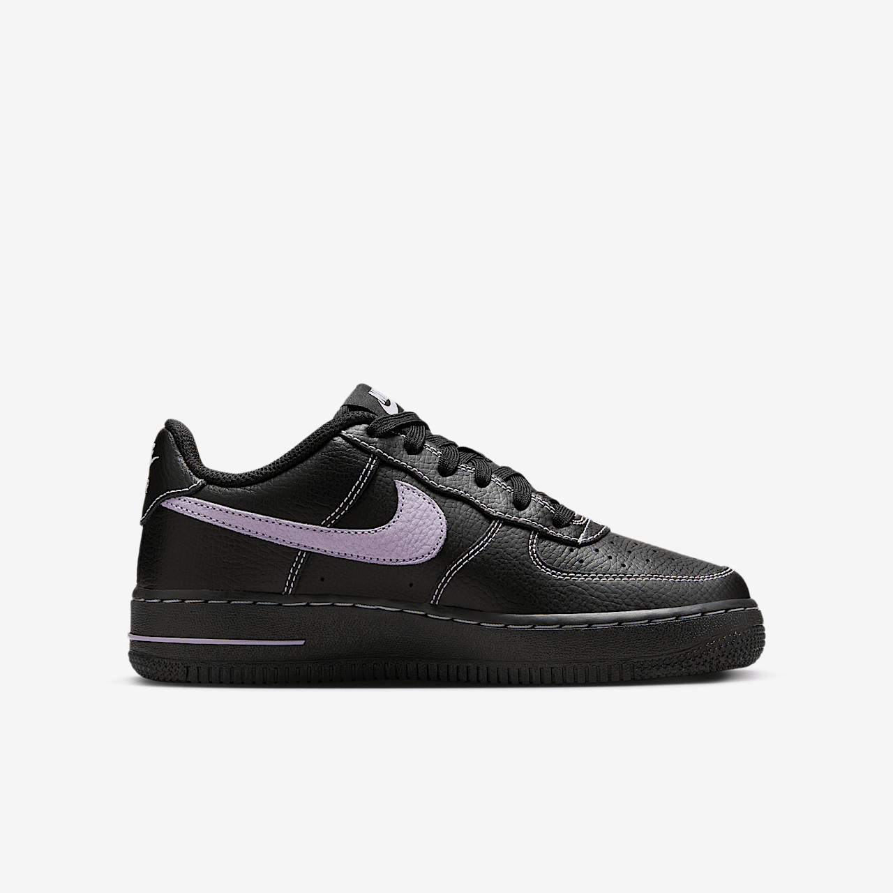 Nike Air Force 1 sneaker Zwart/Hydrangeas