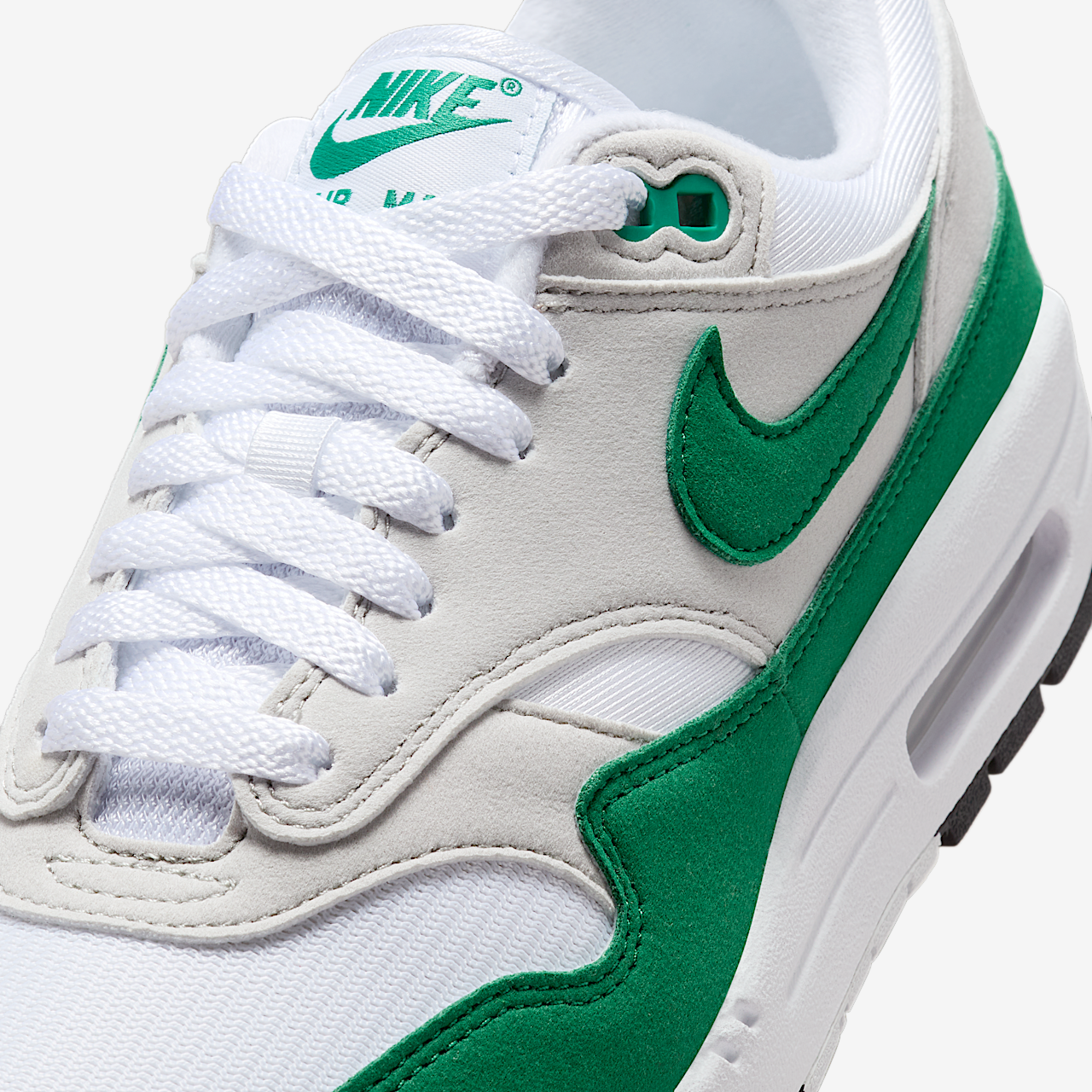 Nike Air Max 1 sneaker Neutral Grey/Wit/Zwart/Malachite