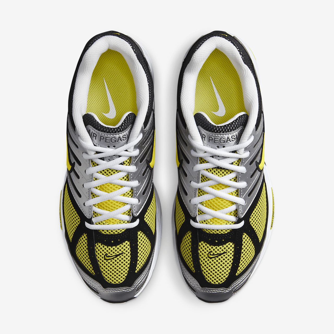 Nike Nike Air Pegasus 2005 sneaker Wit/Metallic Silver/Zwart/Opti Yellow