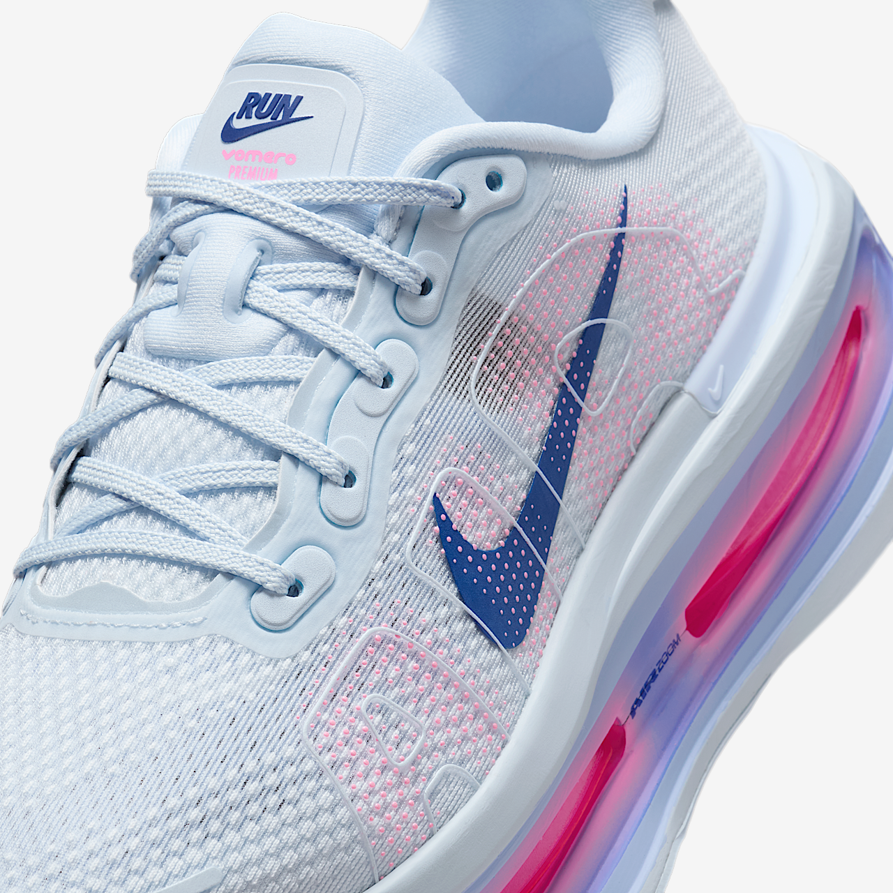 Nike Vomero sneaker Blue Tint/Aluminum/Pink Spell/Deep Royal Blue