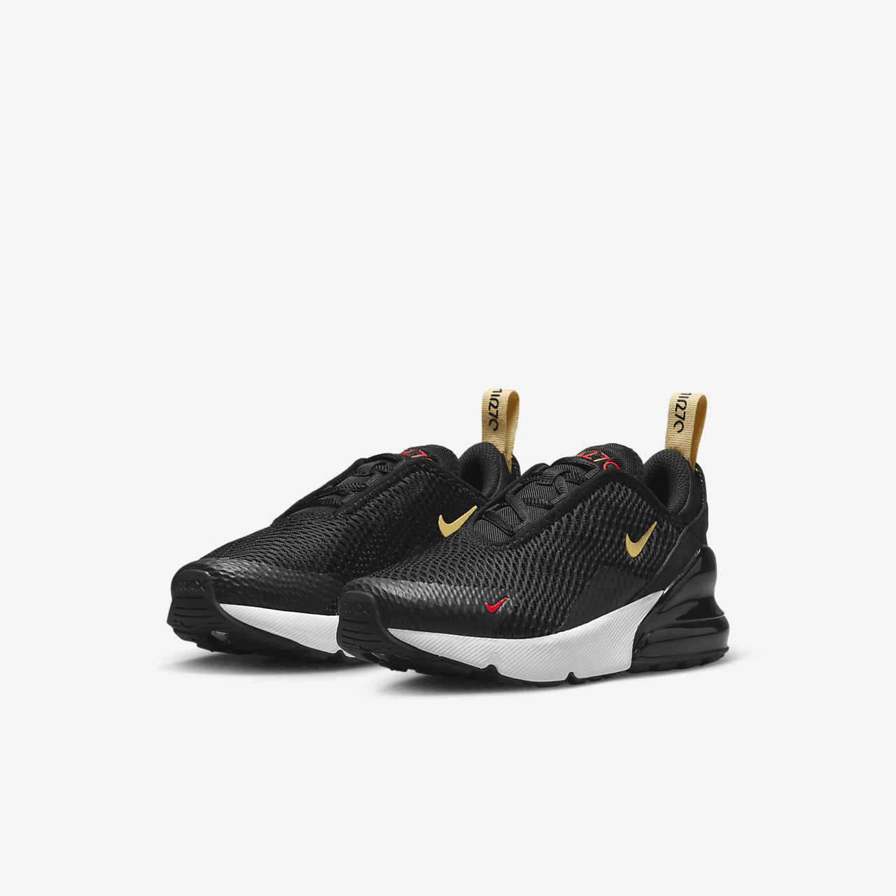 Nike Air max 270 sneaker Zwart/Gym Red/Wit/Saturn Gold