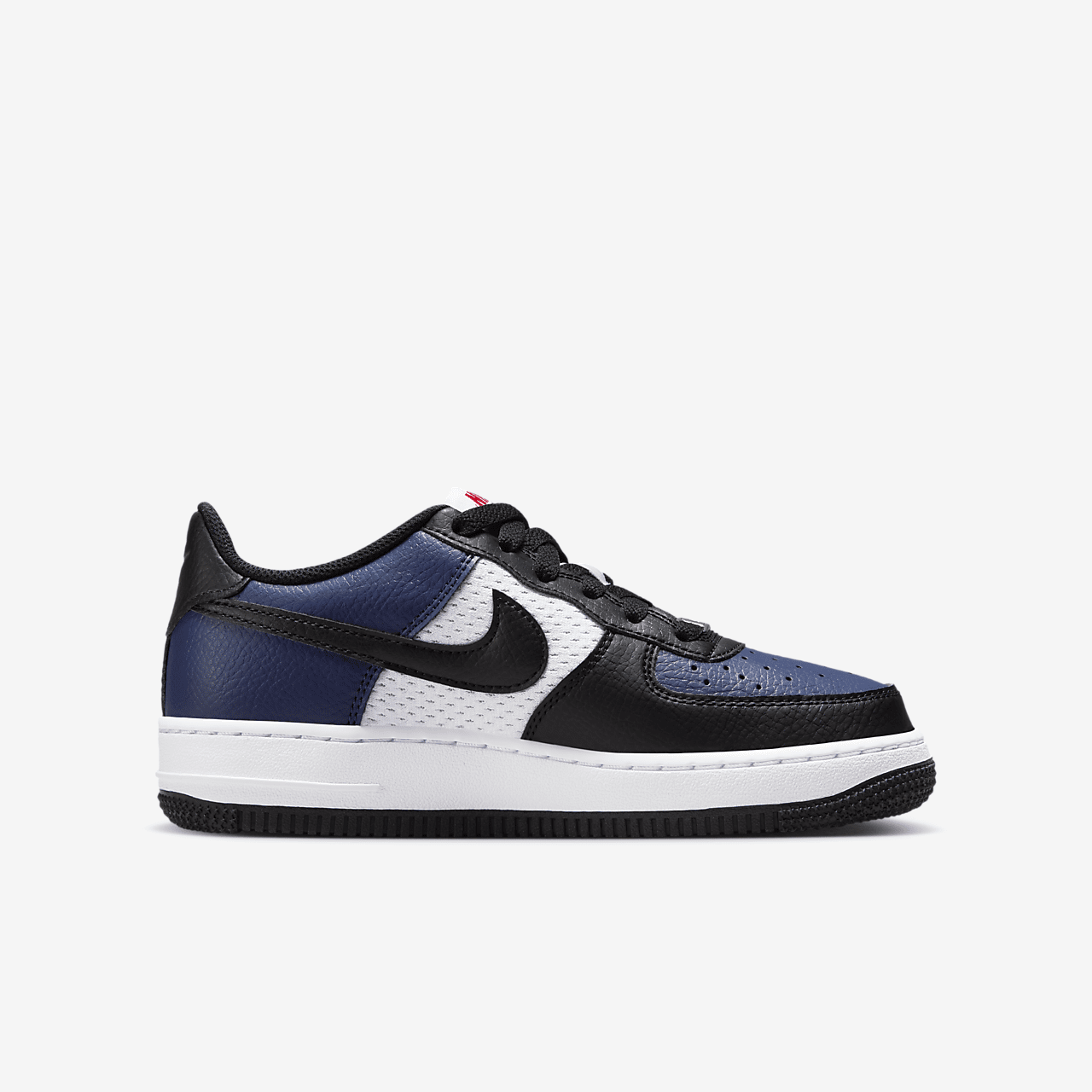 Nike Air Force 1 sneaker Midnight Navy/Wit/University Red/Zwart